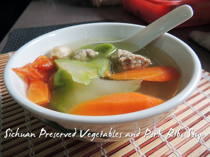 Sichuan Preserved Vegetables and Pork Ribs Soup